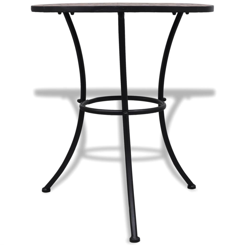 3-tlg. Bistro-Set Keramik Terrakotta – Bild 3