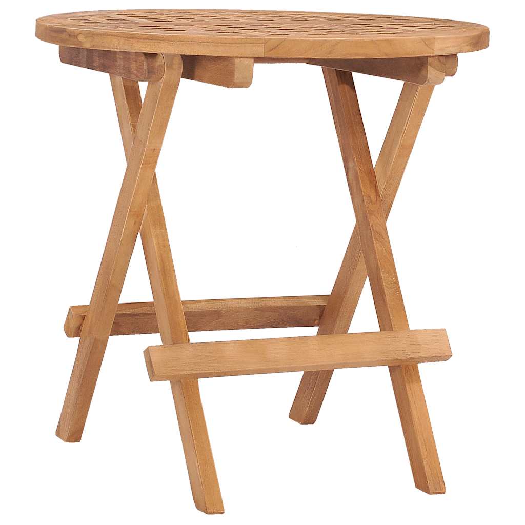 3-tlg. Garten-Essgruppe mit Kissen Klappbar Massivholz Teak – Bild 4