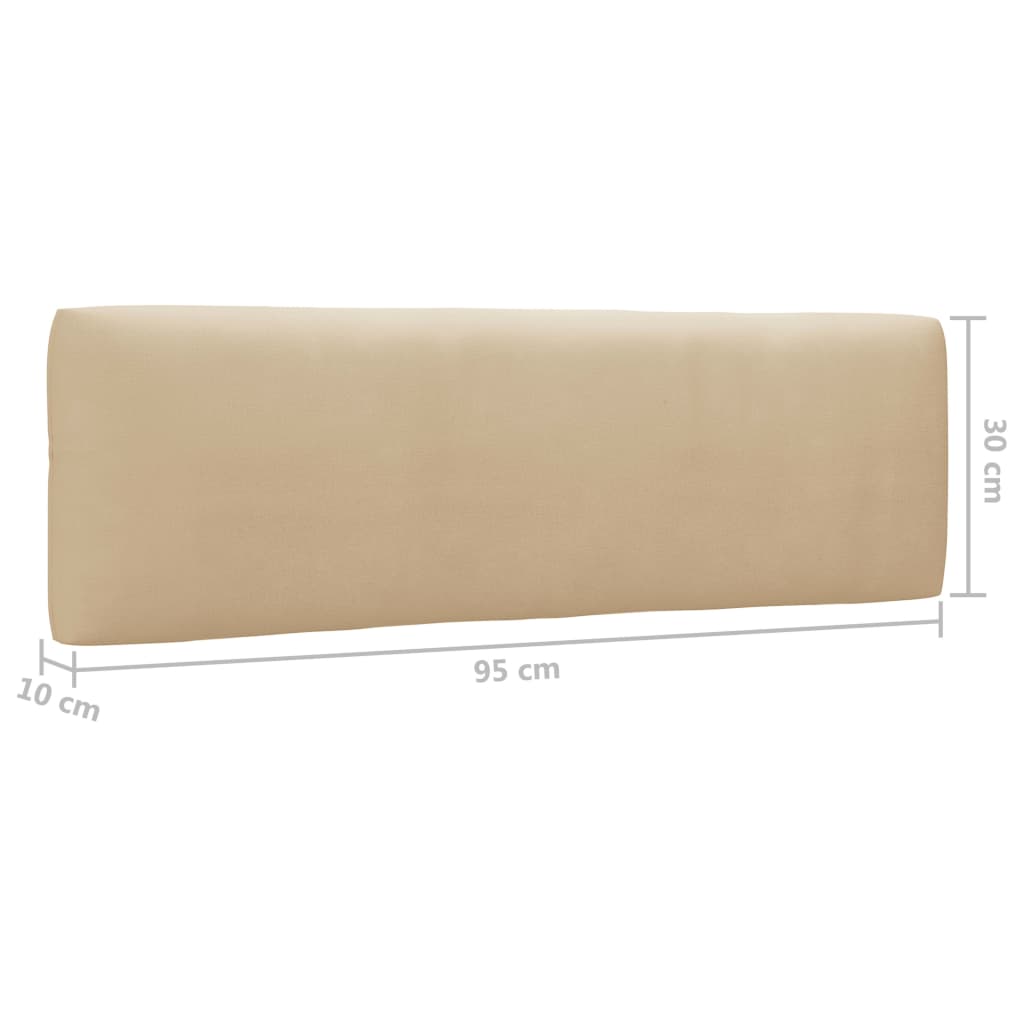 2-Sitzer-Palettensofa mit Kissen Imprägniertes Kiefernholz – Bild 10