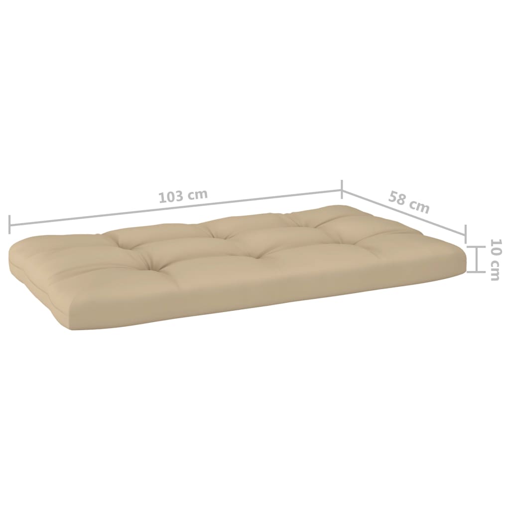 2-Sitzer-Palettensofa mit Kissen Imprägniertes Kiefernholz – Bild 9