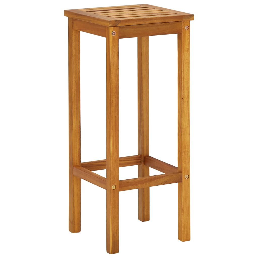 3-tlg. Balkon-Bar-Set Massivholz Akazie – Bild 7