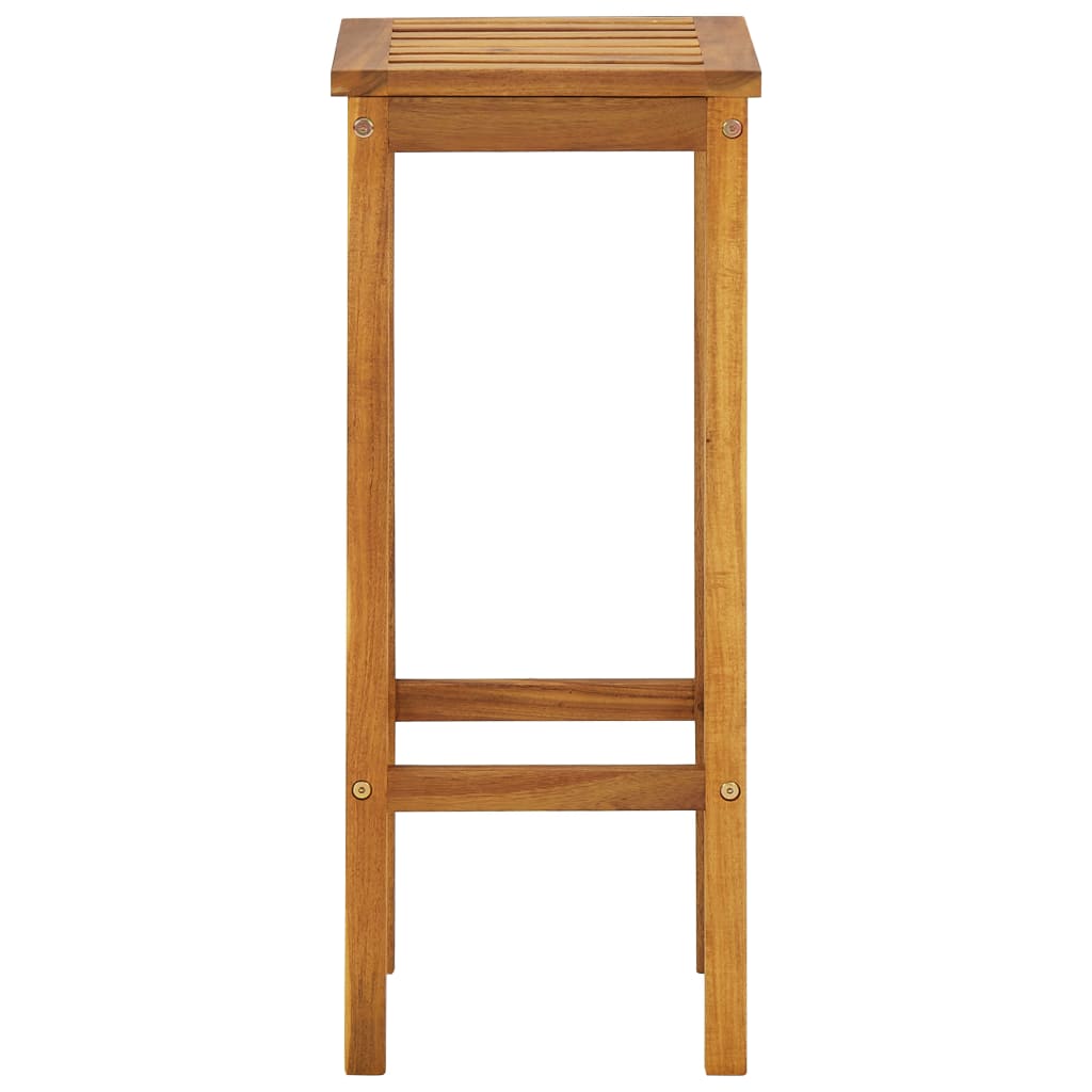 3-tlg. Balkon-Bar-Set Massivholz Akazie – Bild 8