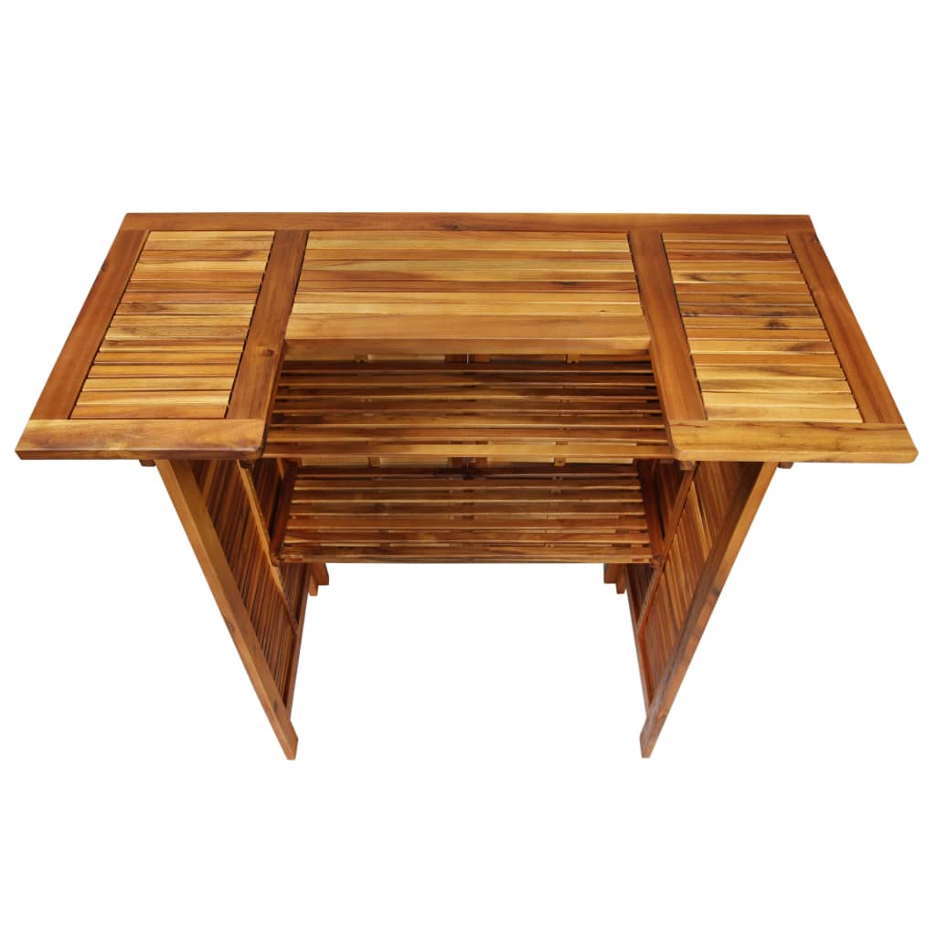 5-tlg. Gartenbar-Set Massivholz Akazie – Bild 6
