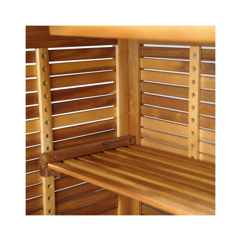 5-tlg. Gartenbar-Set Massivholz Akazie – Bild 7