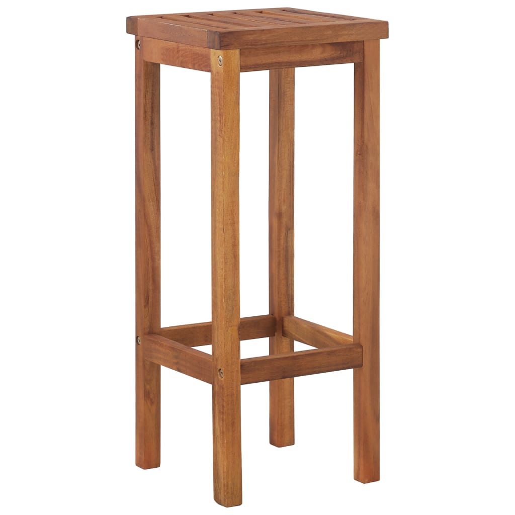 5-tlg. Gartenbar-Set Massivholz Akazie – Bild 9