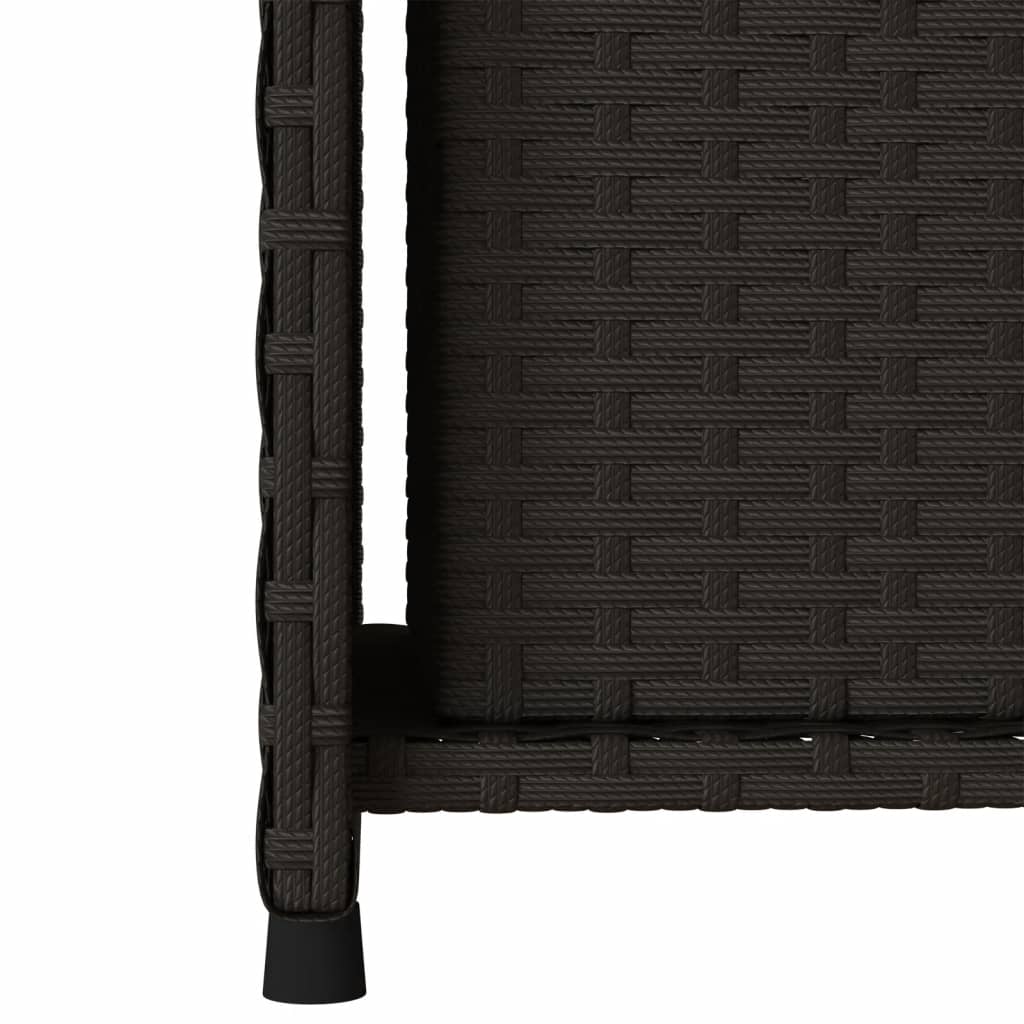 Gartenschrank Schwarz 50x55x115 cm Poly Rattan – Bild 10