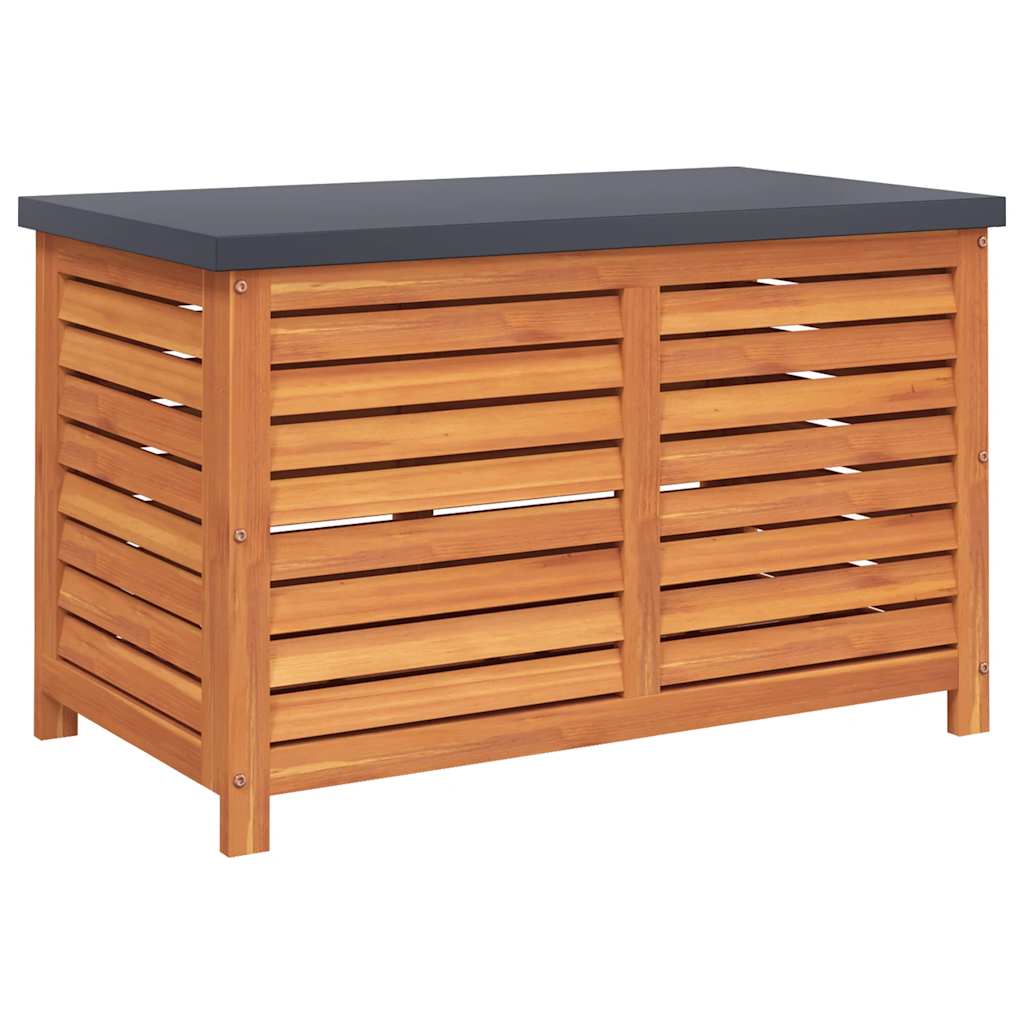 Gartenbox 60x50x55 cm Massivholz Eukalyptus – Bild 2