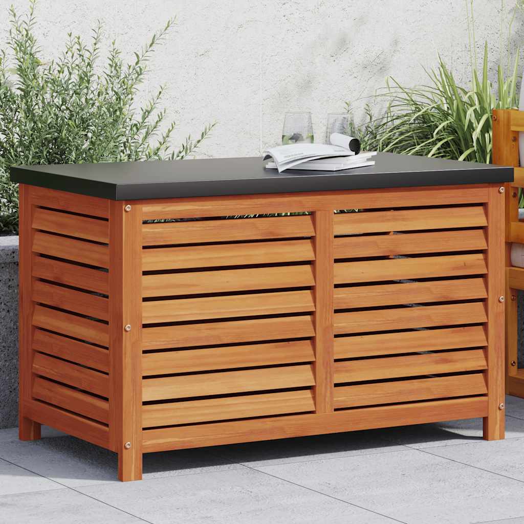 Gartenbox 60x50x55 cm Massivholz Eukalyptus – Bild 3