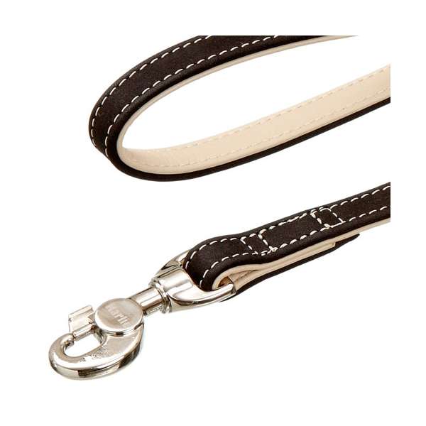 Karlie Buffalo Ultra Leine - Schwarz/Hellbeige - 15 mm / 100 cm – Bild 2