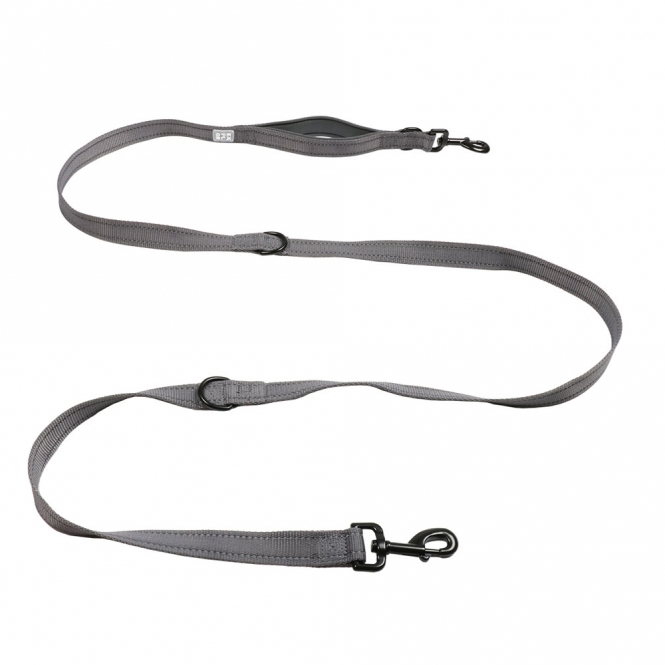 Duvoplus Trainingsleine EXPLOR Ultimate Fit Safety - Silver Reflective - 220cm - 25mm – Bild 2