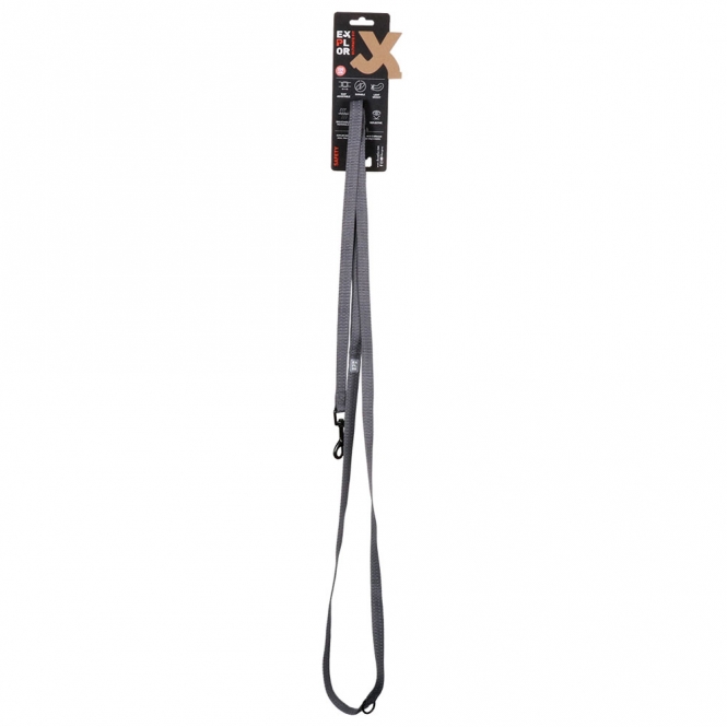 Duvoplus Trainingsleine EXPLOR Ultimate Fit Safety - Silver Reflective - 220cm - 16mm – Bild 3