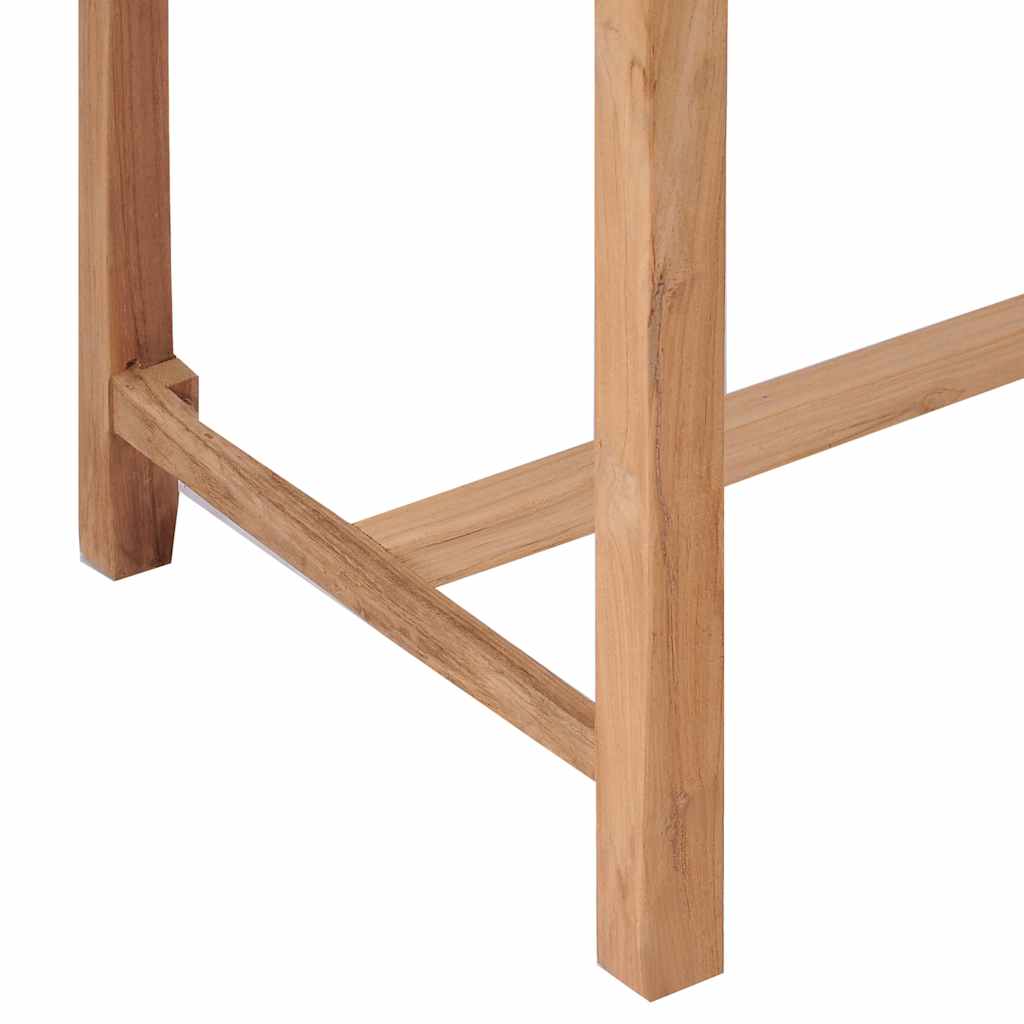 Outdoor-Bartisch 110x60x105 Massivholz Teak – Bild 4