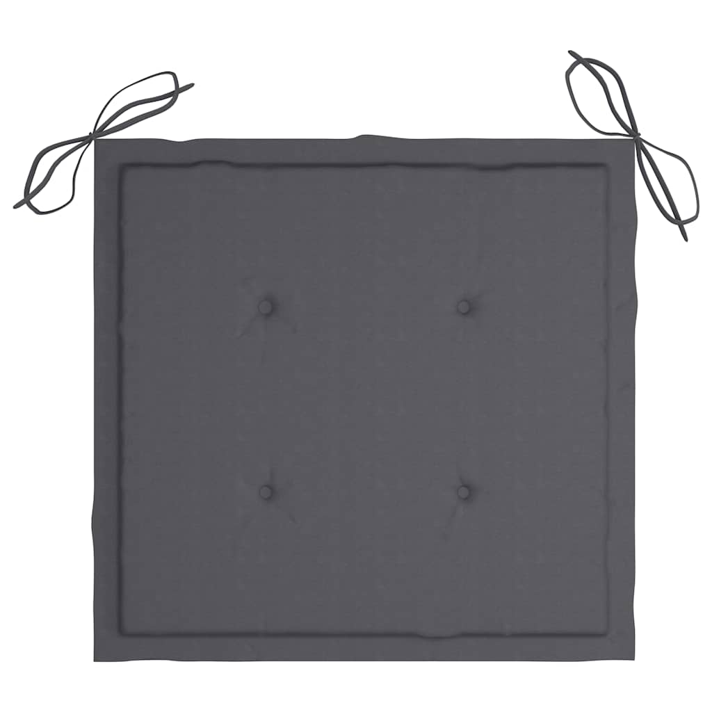 Klappbare Gartenstühle 2 Stk. mit Kissen Bambus – Bild 10