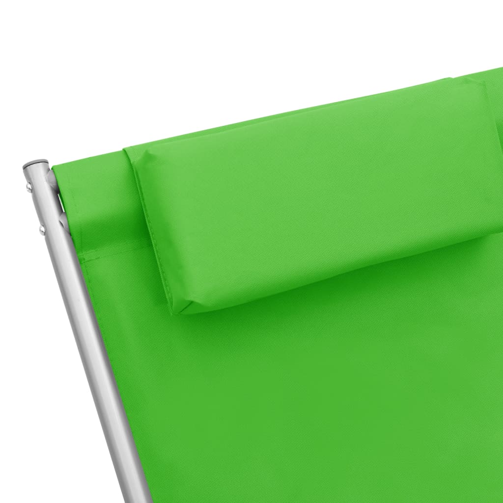 Schaukelstühle 2 Stk. Stahl Grün – Bild 6