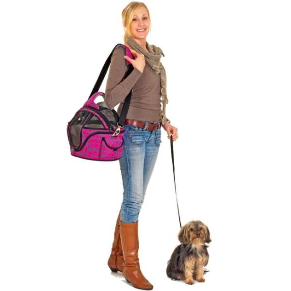 Karlie Tragetasche Shopper De Luxe - Größe M - Schwarz – Bild 2