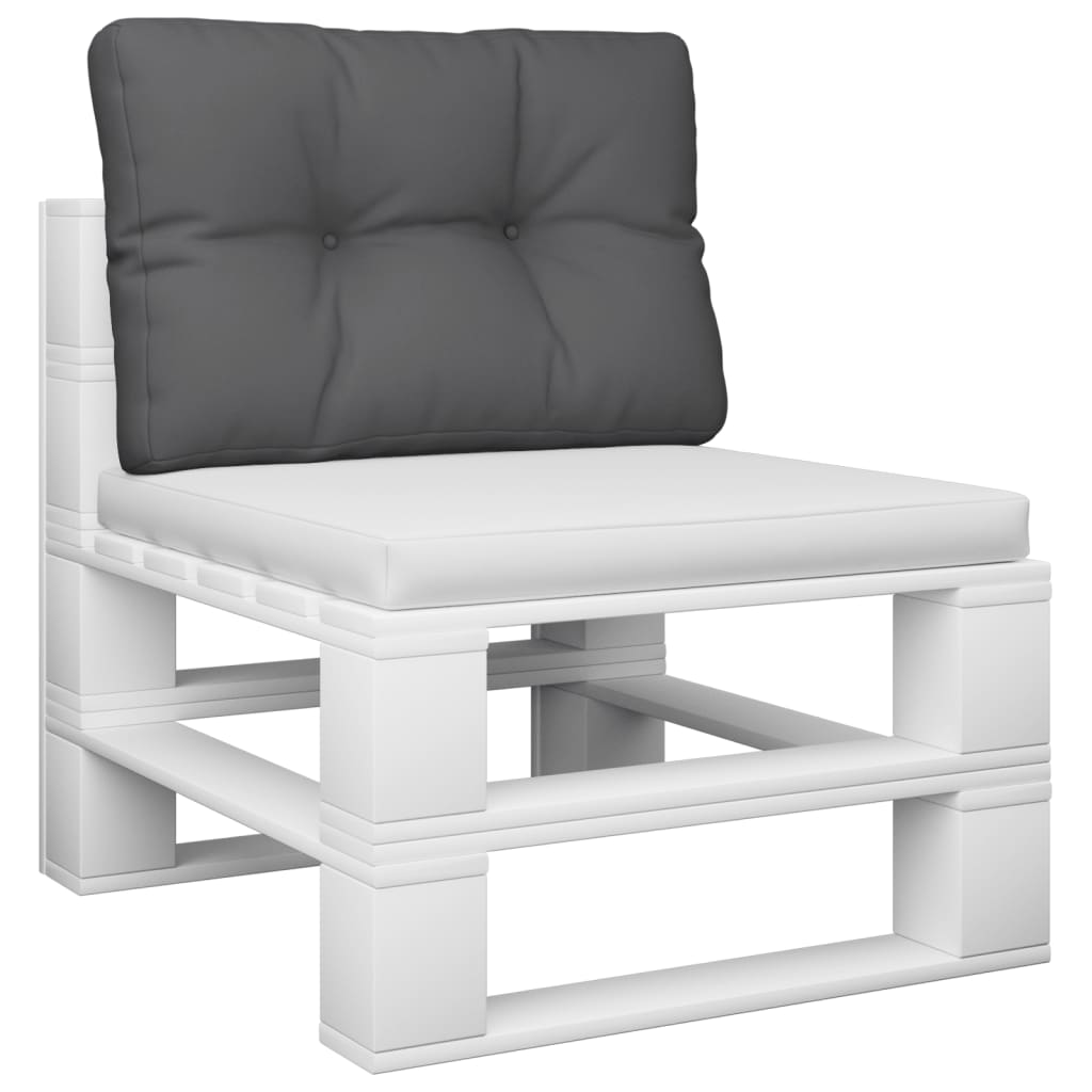 Palettenkissen Anthrazit 50x40x12 cm Stoff – Bild 3