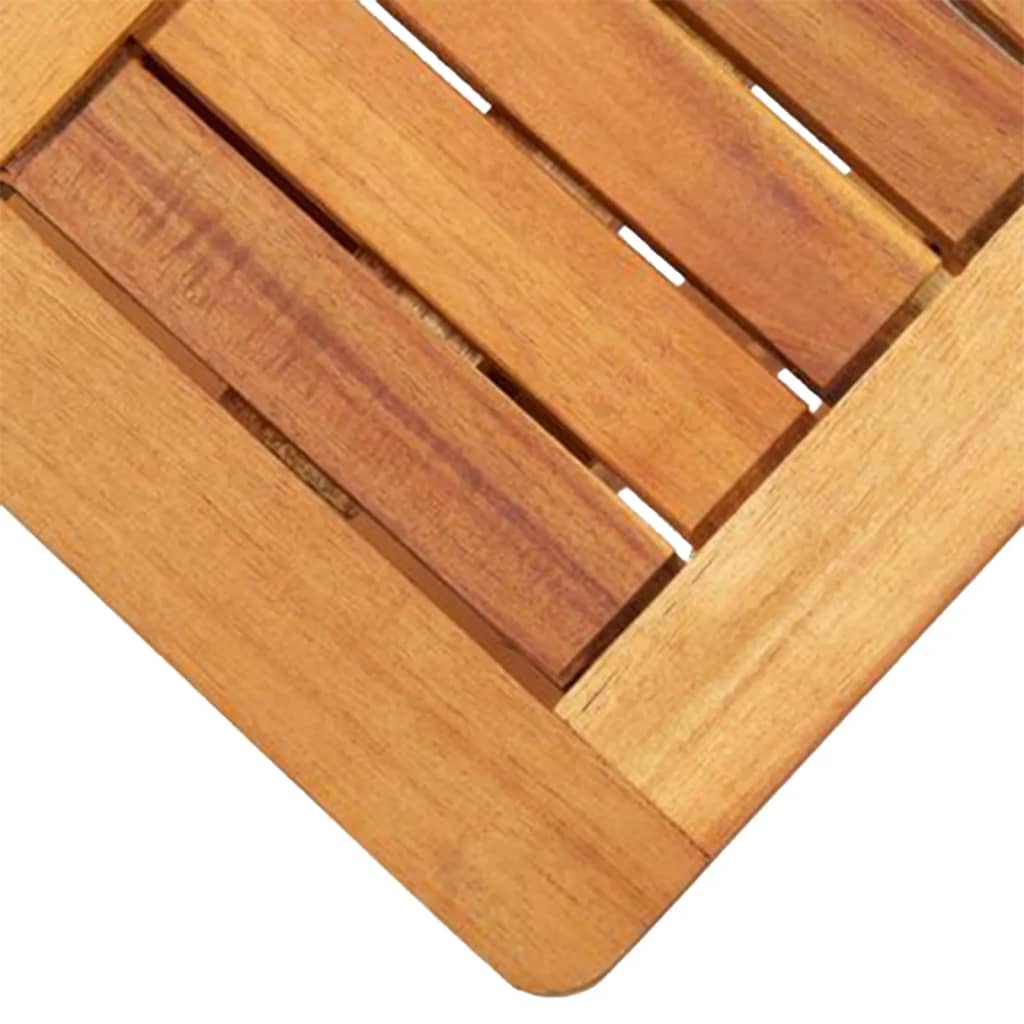 3-tlg. Garten-Lounge-Set Poly Rattan & Massivholz Akazie – Bild 12