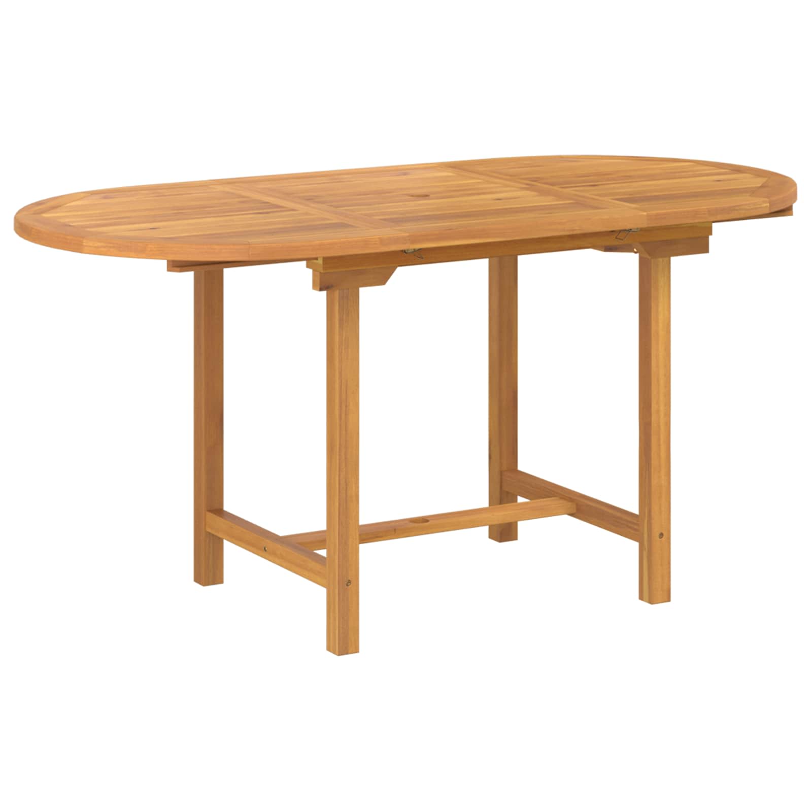 Garten Essgruppe 5 pcs Braun Massivholz Teak – Bild 6