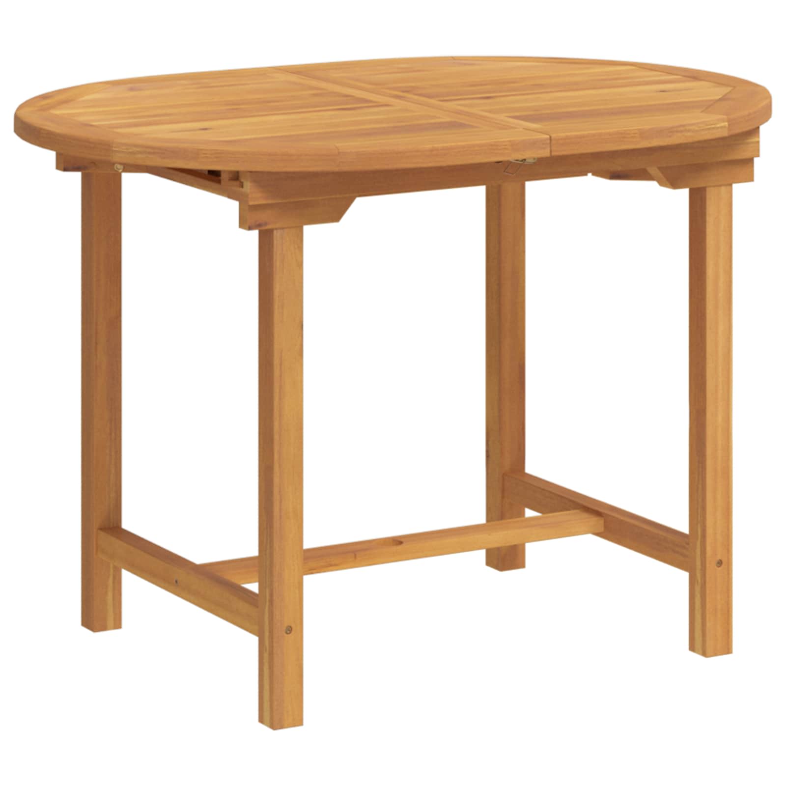 Garten Essgruppe 5 pcs Braun Massivholz Teak – Bild 7