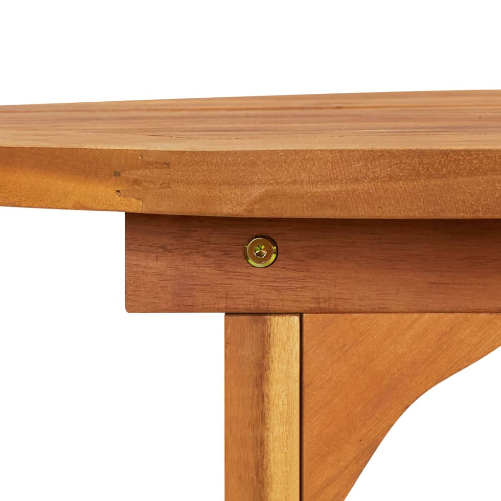 Garten-Esstisch 180x90x75 cm Massivholz Akazie – Bild 5