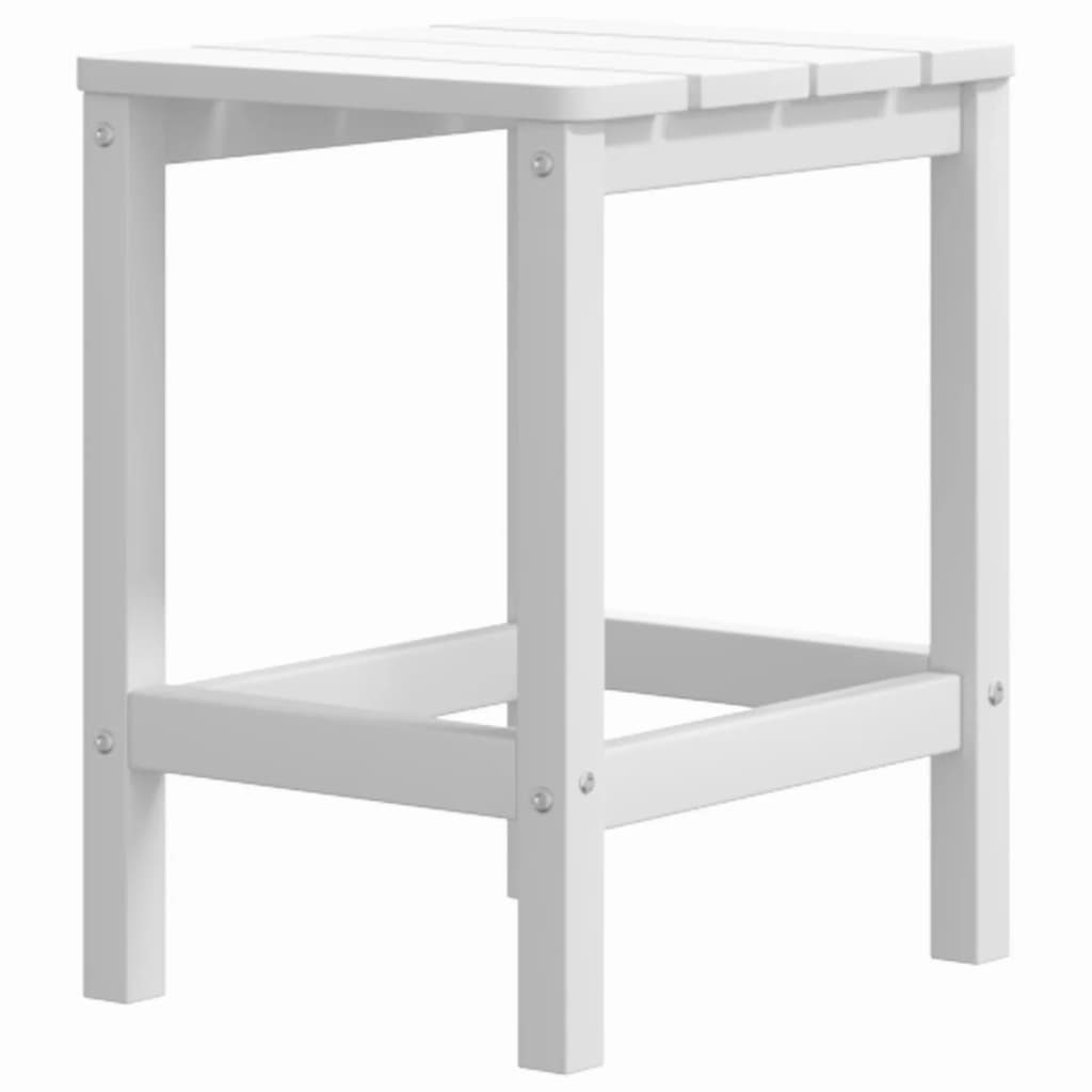 Adirondack-Gartentisch Weiß 38x38x46 cm HDPE – Bild 2