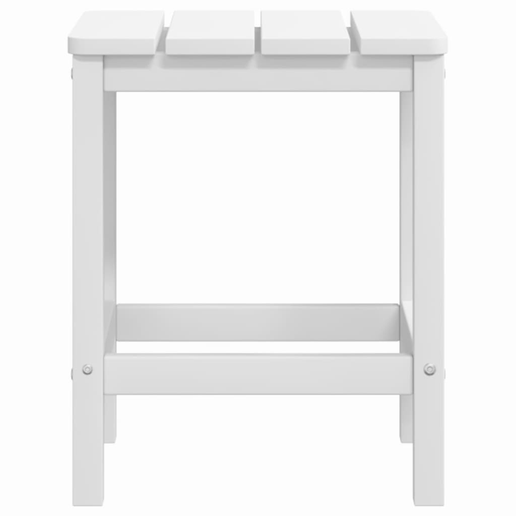 Adirondack-Gartentisch Weiß 38x38x46 cm HDPE – Bild 5