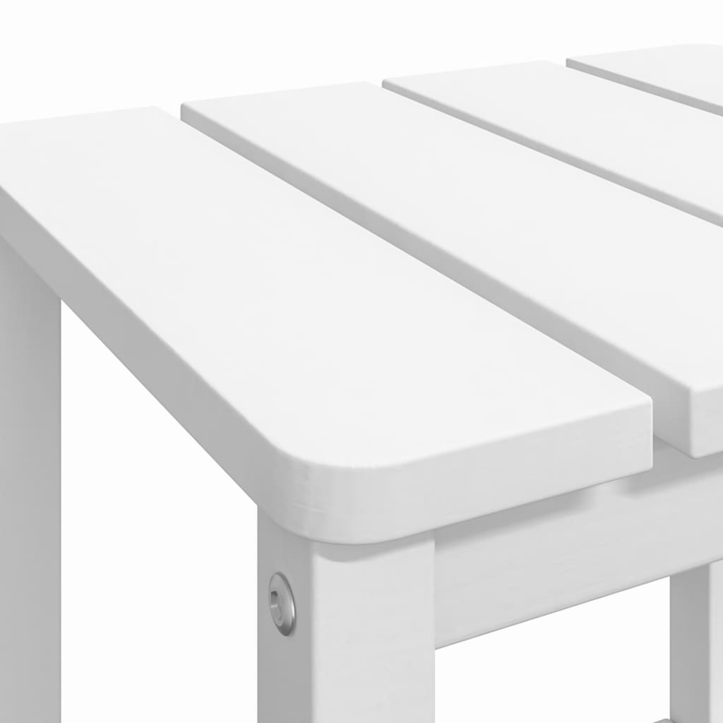 Adirondack-Gartentisch Weiß 38x38x46 cm HDPE – Bild 6