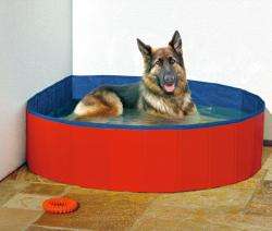 Karlie DOGGY POOL der Swimmingpool für Hunde - Rot-Blau - 80 cm – Bild 2