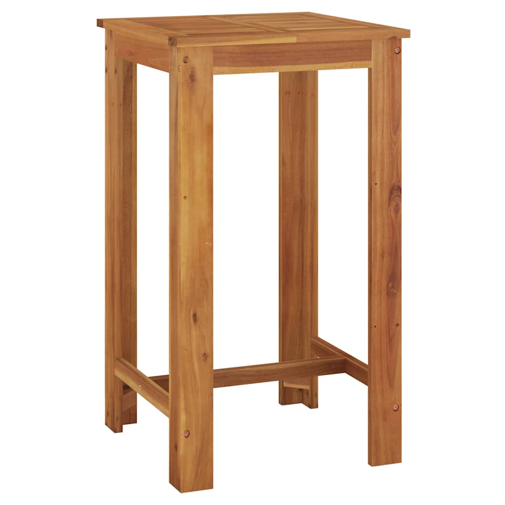 Garten-Bartisch 60x60x105 cm Massivholz Akazie – Bild 2