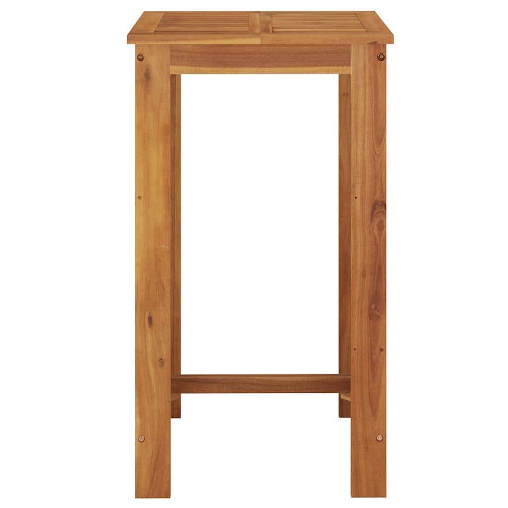Garten-Bartisch 60x60x105 cm Massivholz Akazie – Bild 3