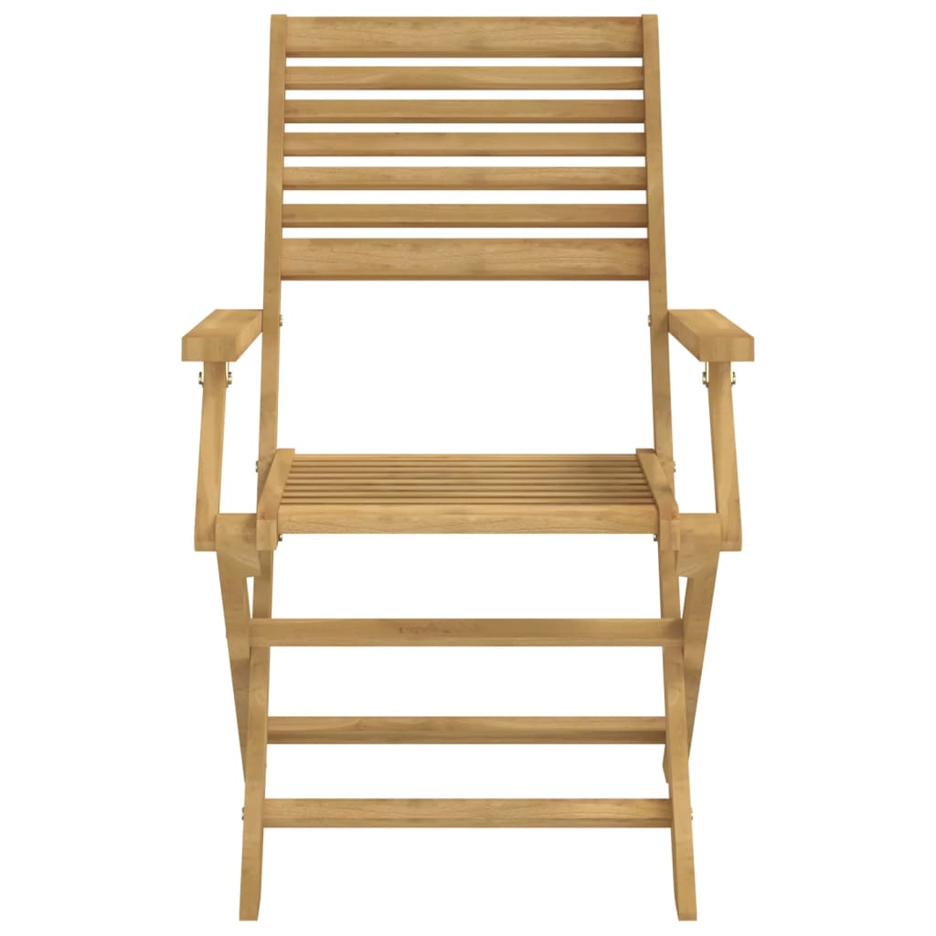Gartenstühle 6 Stk. Klappbar 54,5x61,5x86,5cm Massivholz Akazie – Bild 5