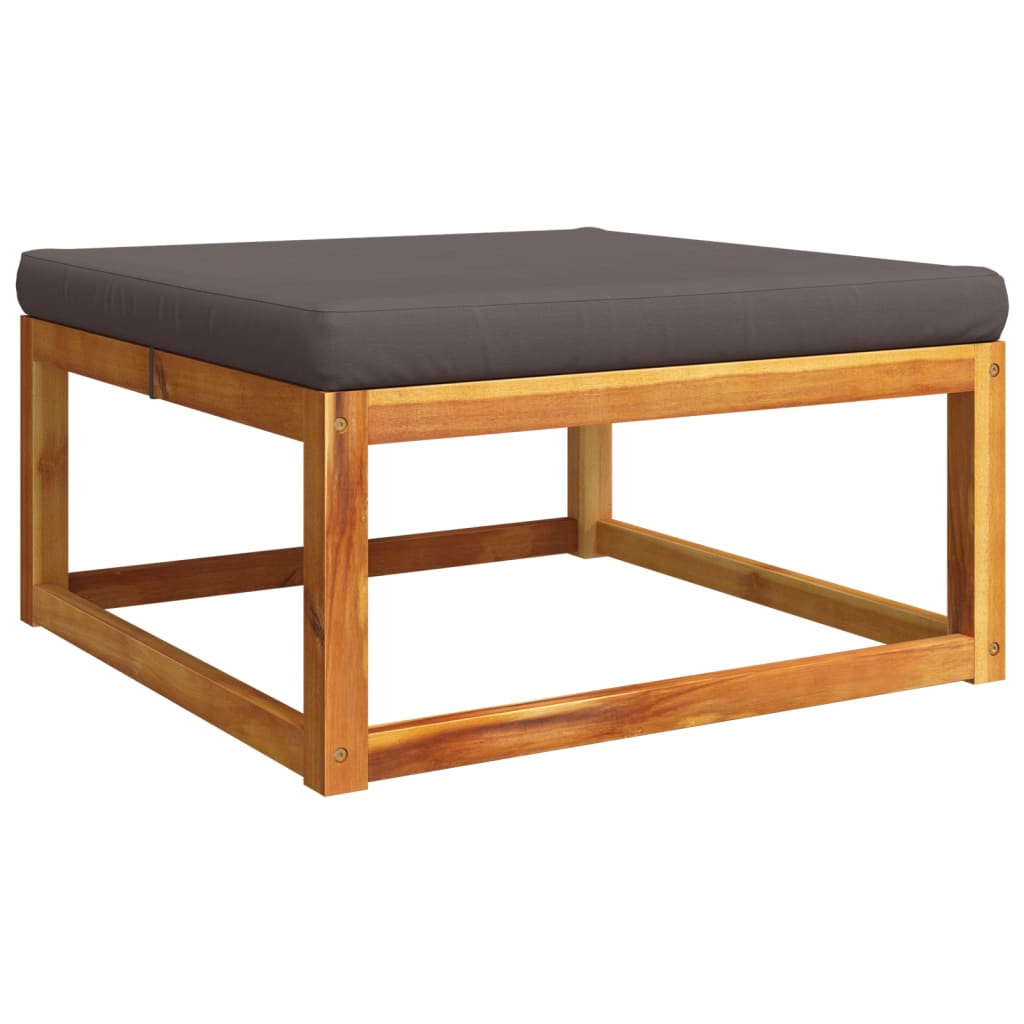 6-tlg. Gartensofa-Set mit Kissen Holz Akazie & Seil – Bild 4