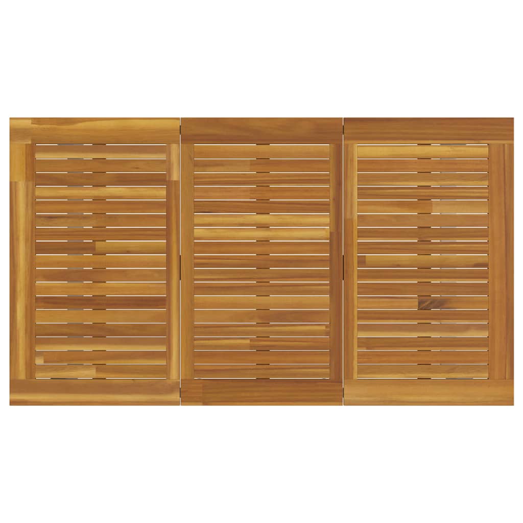 Garten Essgruppe 5 pcs Grau Massivholz Akazie – Bild 8