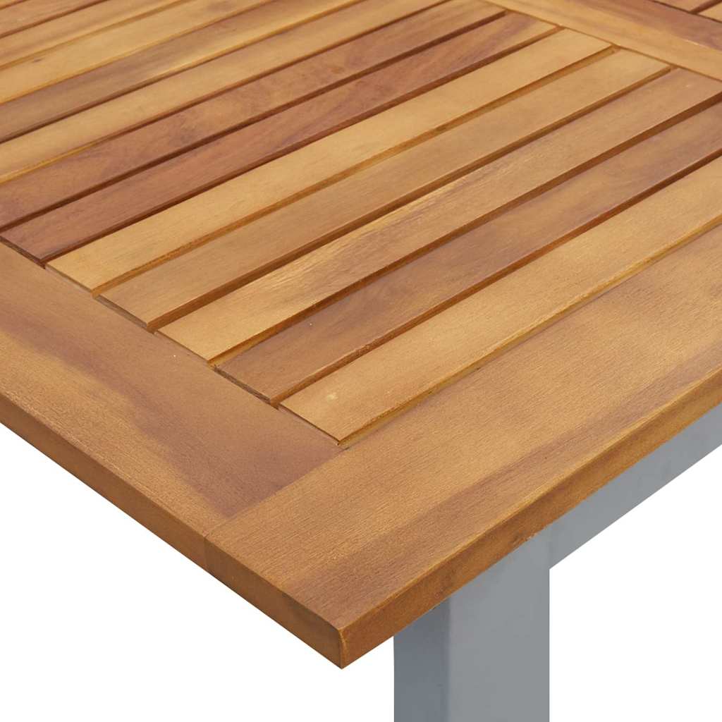 Garten Essgruppe 5 pcs Grau Massivholz Akazie – Bild 9