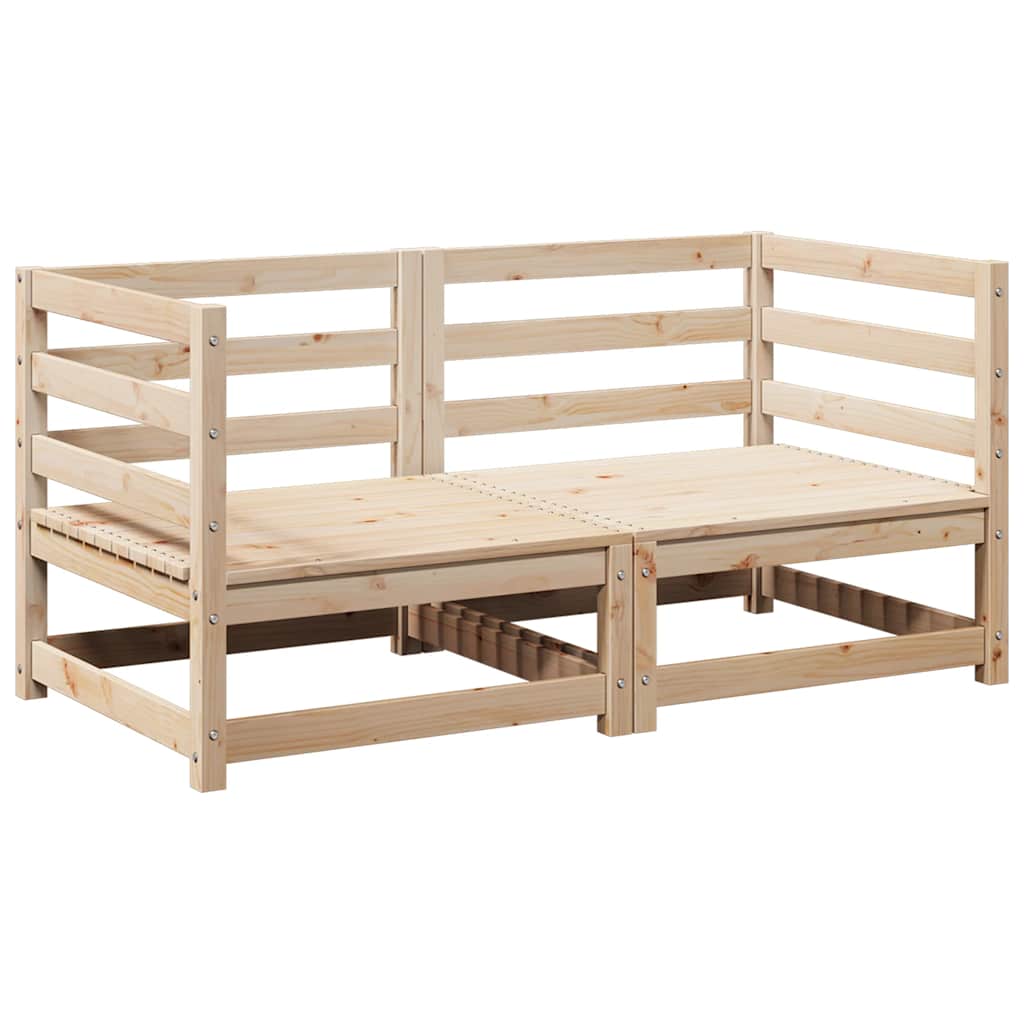 2-tlg. Garten-Sofagarnitur Massivholz Kiefer – Bild 2