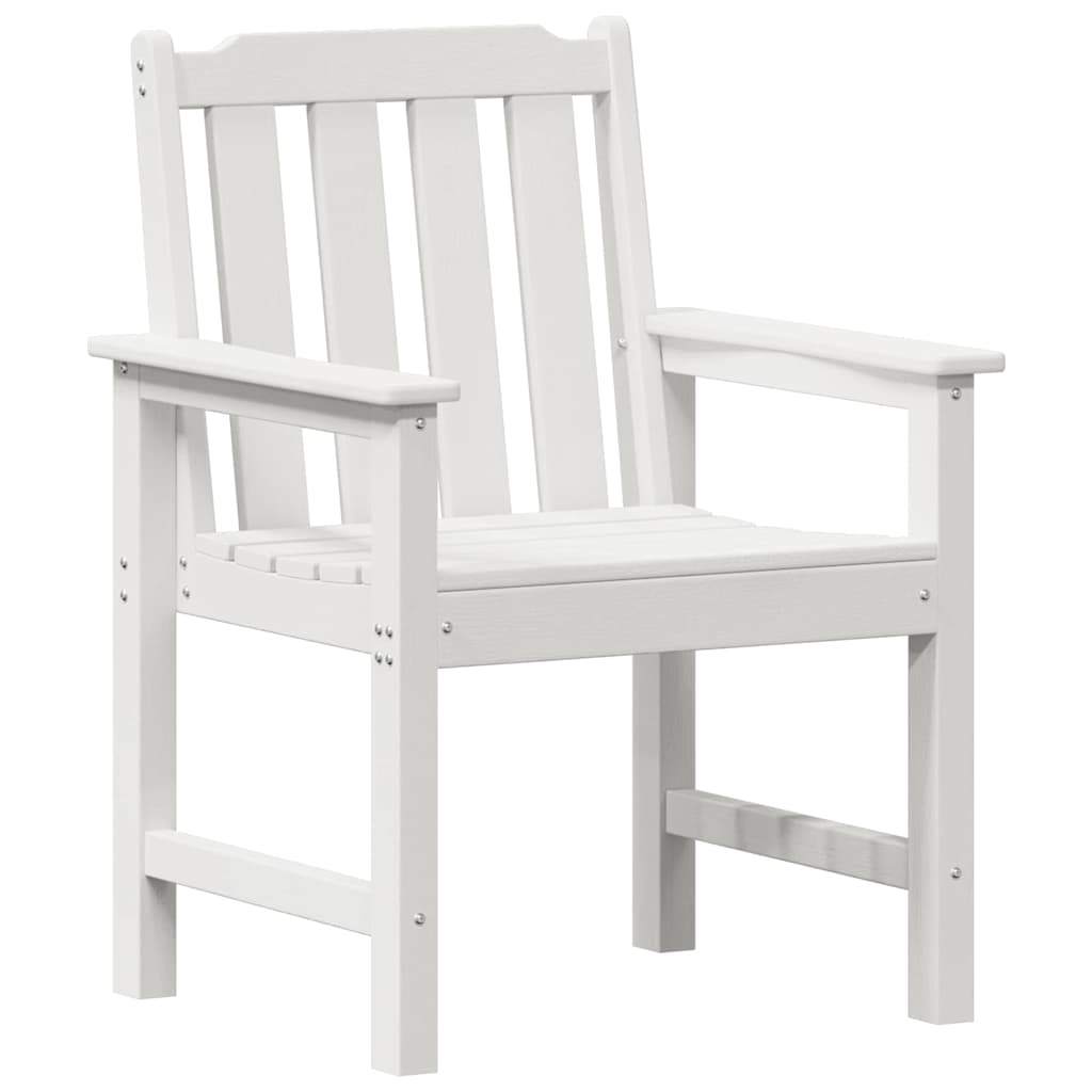 Gartenstuhl 4 pcs Weiß 65,5 x 59 x 88 cm Polyethylen – Bild 4