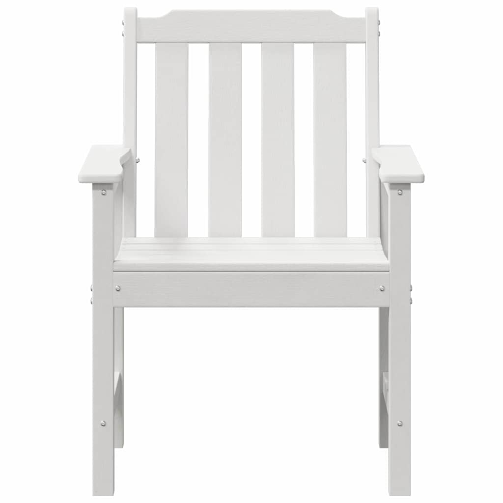 Gartenstuhl 4 pcs Weiß 65,5 x 59 x 88 cm Polyethylen – Bild 5