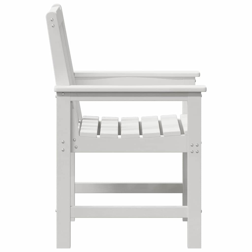 Gartenstuhl 4 pcs Weiß 65,5 x 59 x 88 cm Polyethylen – Bild 6