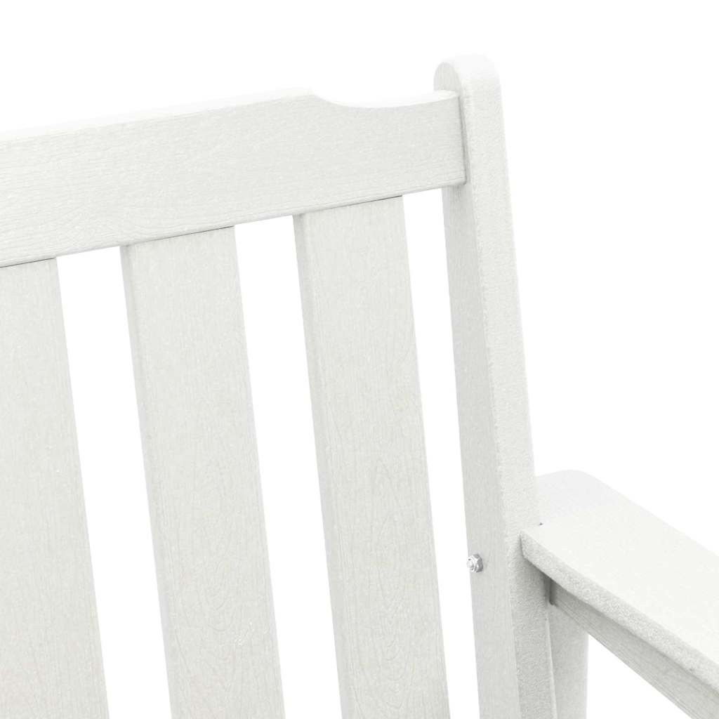 Gartenstuhl 4 pcs Weiß 65,5 x 59 x 88 cm Polyethylen – Bild 8
