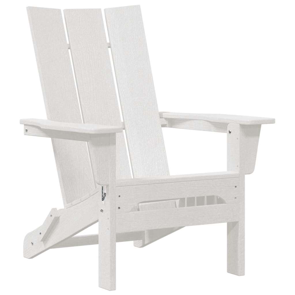 Gartenstuhl 2 pcs Weiß 80,5 x 74,5 x 92 cm Polyethylen – Bild 4