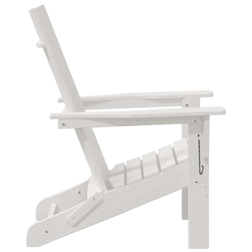 Gartenstuhl 2 pcs Weiß 80,5 x 74,5 x 92 cm Polyethylen – Bild 6
