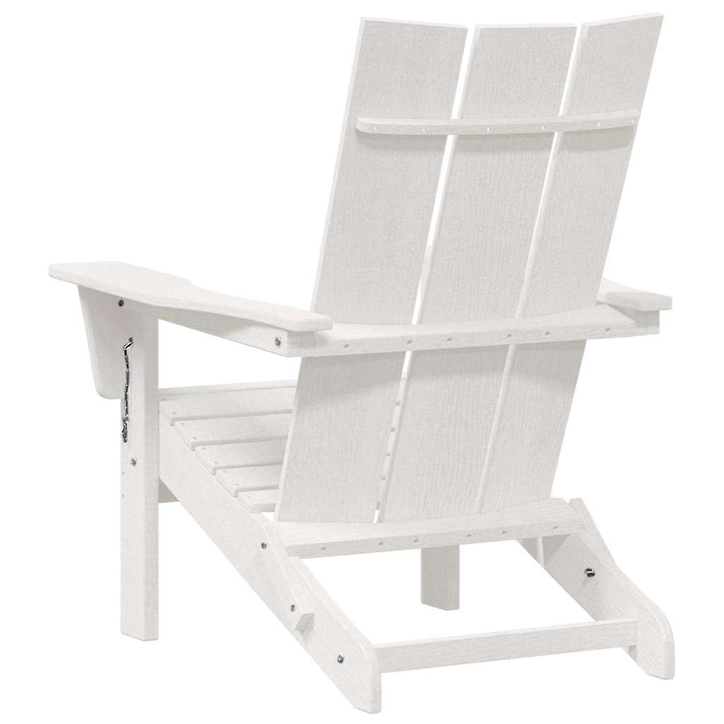 Gartenstuhl 2 pcs Weiß 80,5 x 74,5 x 92 cm Polyethylen – Bild 7
