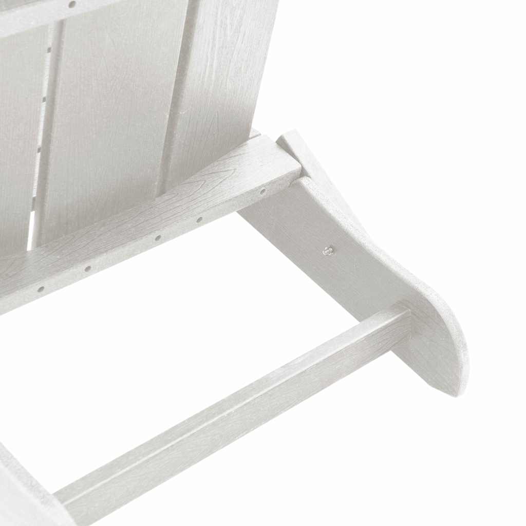 Gartenstuhl 2 pcs Weiß 80,5 x 74,5 x 92 cm Polyethylen – Bild 8