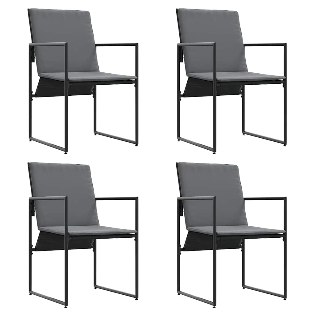 Garten Essgruppe 5 pcs Schwarz Stahl – Bild 5