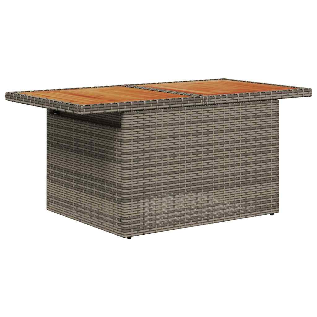Garten Essgruppe mit Kissen 9 pcs Grau und Marineblau – Bild 7