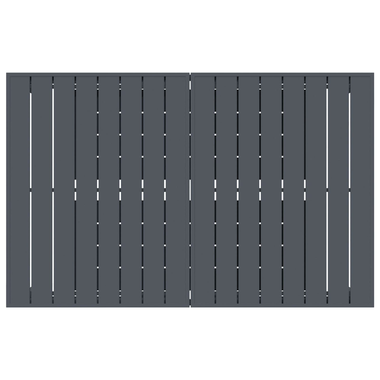 Garten Essgruppe 9 pcs Schwarz Poly-Rattan – Bild 8