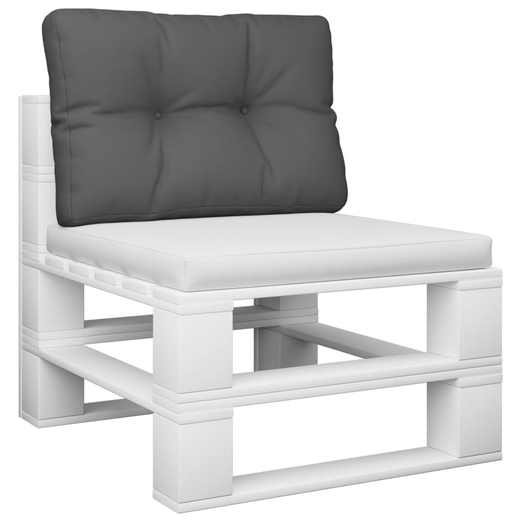 Palettenkissen Anthrazit 50x40x12 cm Stoff – Bild 3