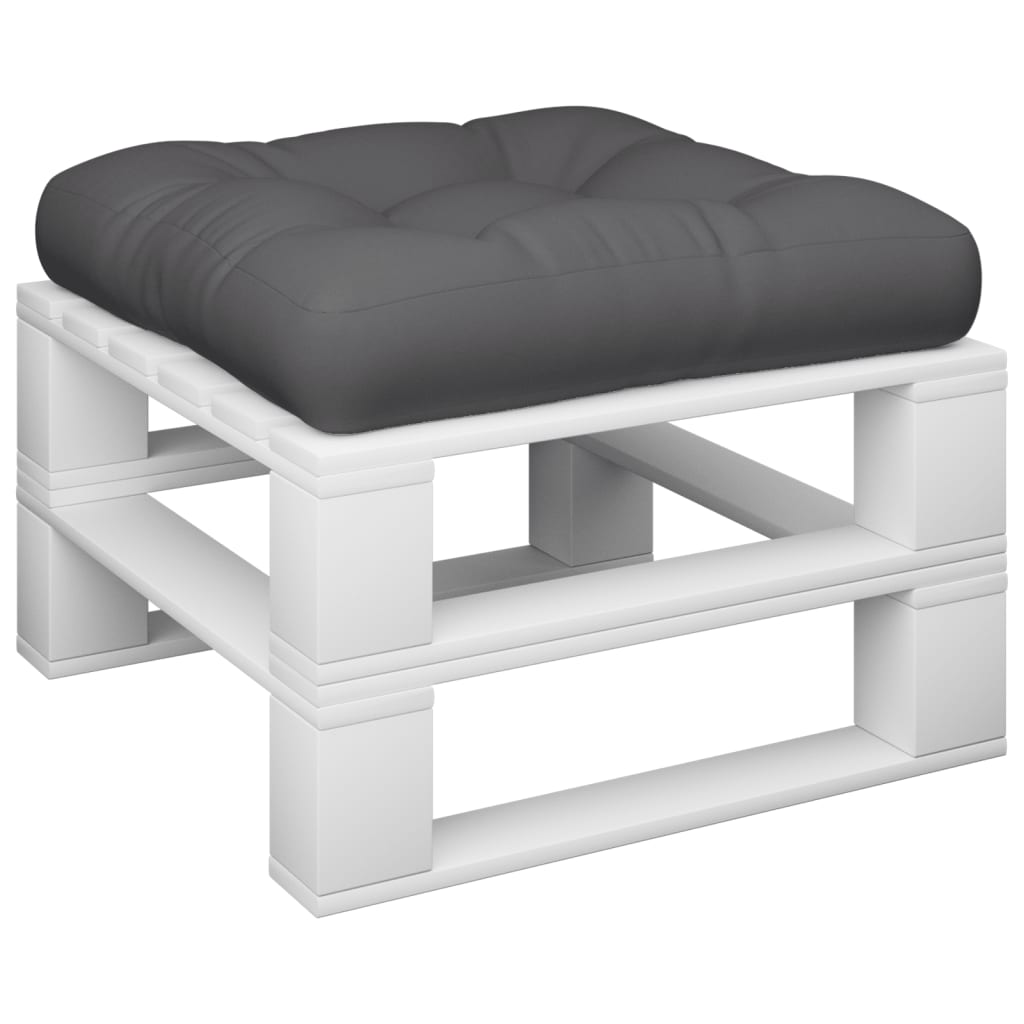 Palettenkissen Anthrazit 58x58x10 cm Stoff – Bild 3