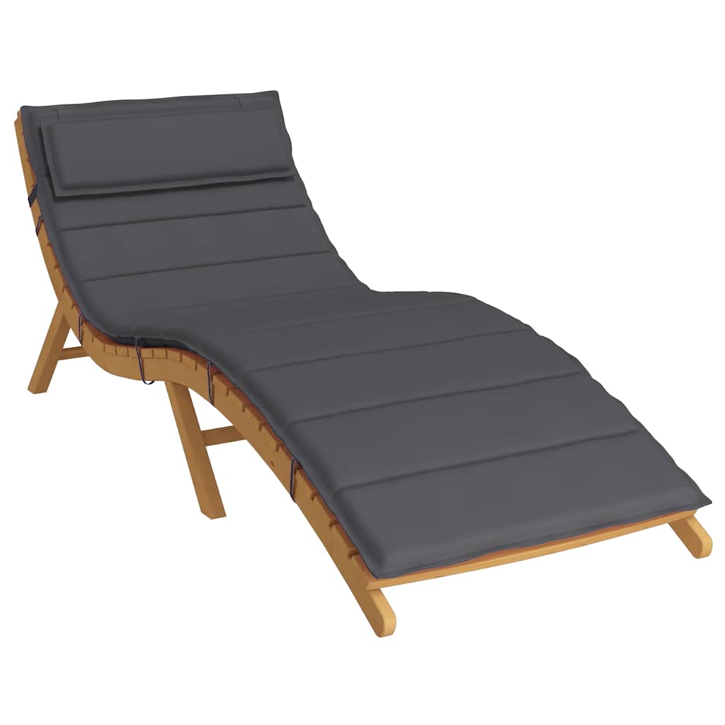 Sonnenliegen-Auflage Anthrazit 180x60x4 cm Oxford-Gewebe – Bild 3