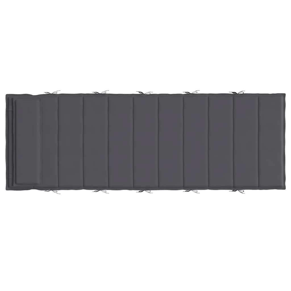 Sonnenliegen-Auflage Anthrazit 180x60x4 cm Oxford-Gewebe – Bild 5